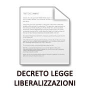 Decreto Cresci Italia Liberalizzazioni RC Auto